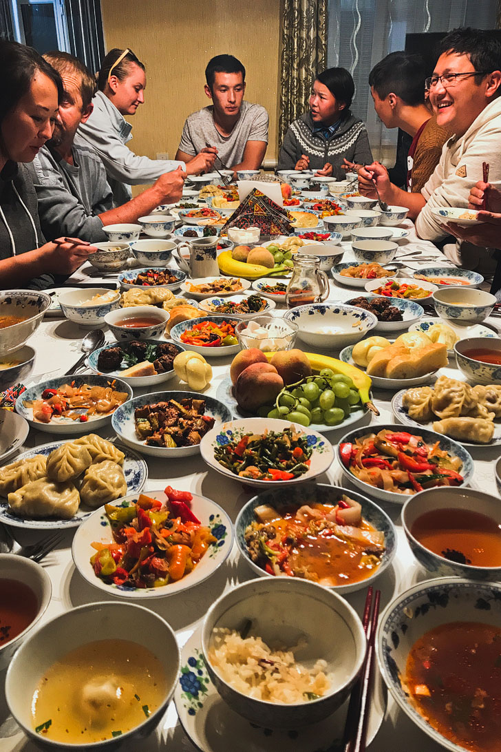 Dungan Family Dinner + 21 Unique Things to Do in Karakol Kyrgyzstan // localadventurer.com