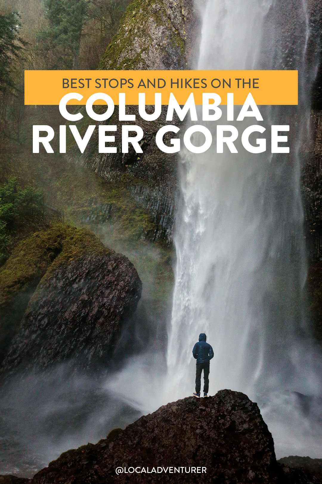 Best Hikes in the Columbia River Gorge Road Trip - Pictured here is Latourell Falls