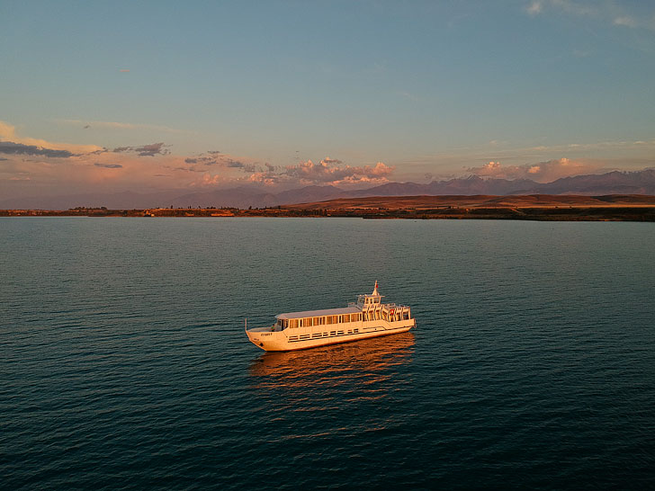 Issyk Kul Lake Sunset Cruise from Karakol Kyrgyzstan // localadventurer.com