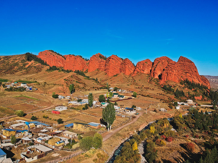 Jeti Oguz or Seven Bulls Rock Formations + 21 Unique Things to Do in Karakol Kyrgyzstan + Nearby Activities // localadventurer.com