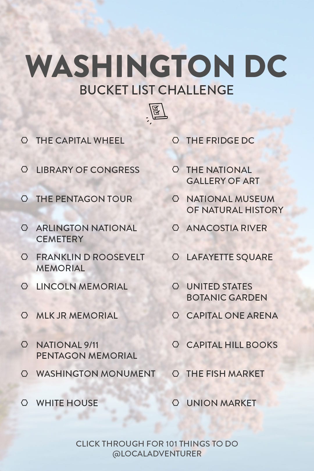 DC Bucket List Ideas