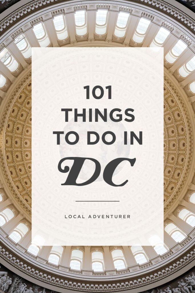 What to Do in Washington DC - The Ultimate DC Bucket List // localadventurer.com