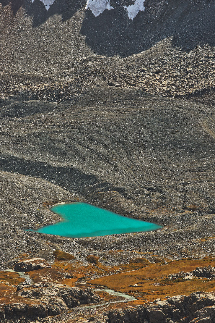 Heart Lake near Ala-Kul Lake in Kyrgyzstan // localadventurer.com