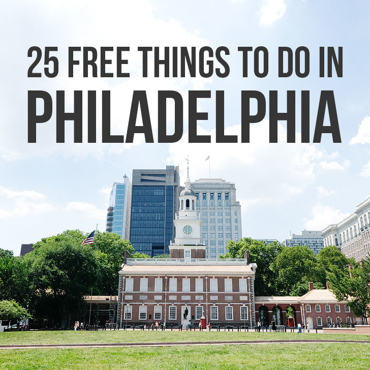 Best Free Places to Go in Philadelphia Pennsylvania - Everything from Historic Sites to Brewery Tours // localadventurer.com