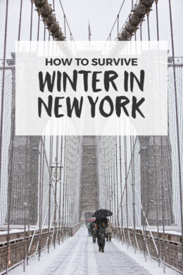 How to Survive Winter in New York + How to Dress for New York Winter