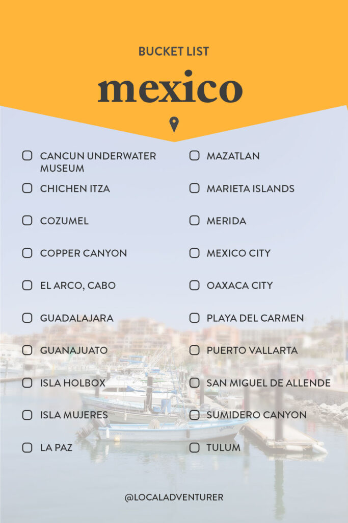 Top Mexico Tourist Attractions