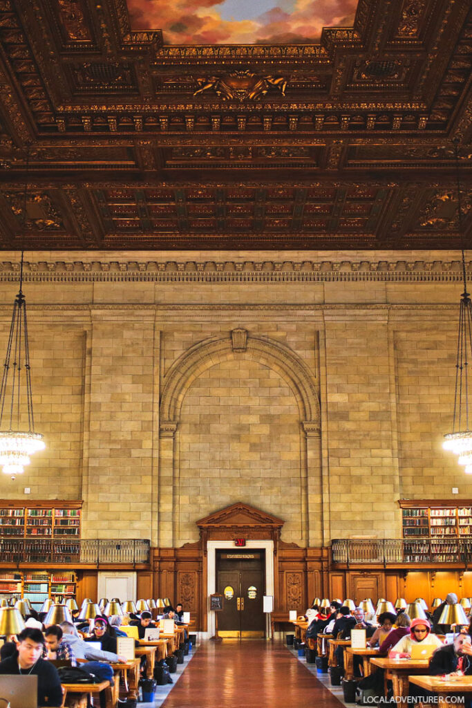 Bury your nose in a book at New York Public Library + 25 Best Things to Do Indoors in NYC // localadventurer.com