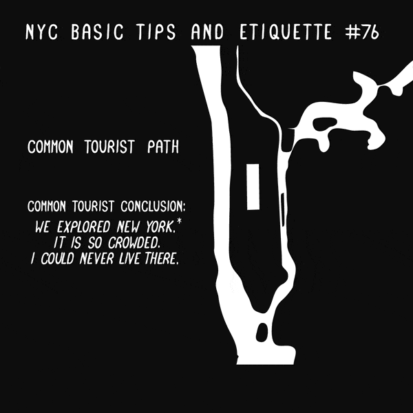 NYC Basic Tips / New York Etiquette by Nathan Pyle