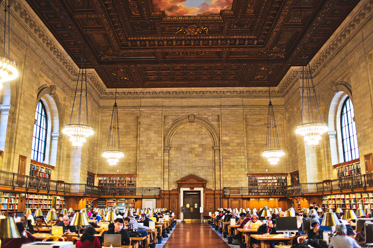 Bury your nose in a book at New York Public Library + 25 Things to Do in New York Indoors // Local Adventurer