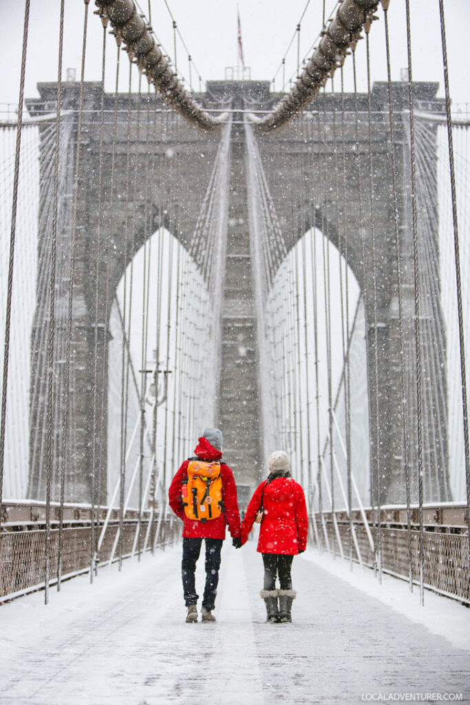 What to Pack for a New York Winter // Local Adventurer #newyork #nyc #newyorkcity #winter #usa #packing #carryon #traveltips #travel #brooklyn #bridge