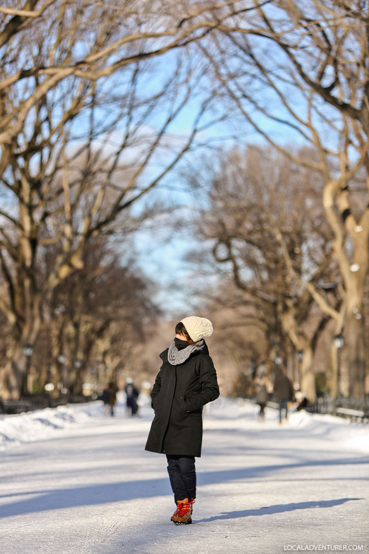 What to Wear in New York Winter Weather - especially January and February are frigid // localadventurer.com