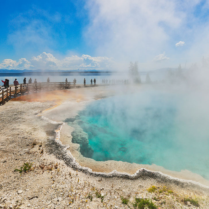 Black Pool, West Thumb Geyser Basin, Yellowstone National Park + Tips for Your Visit // Local Adventurer