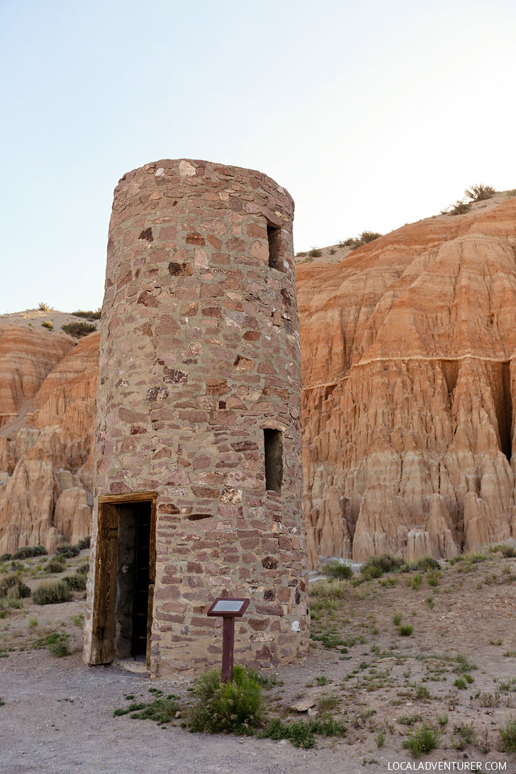 C.C.C. Water Tower at Cathedral Gorge State Park in Nevada // localadventurer.com