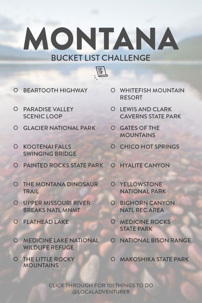 Montana Bucket List