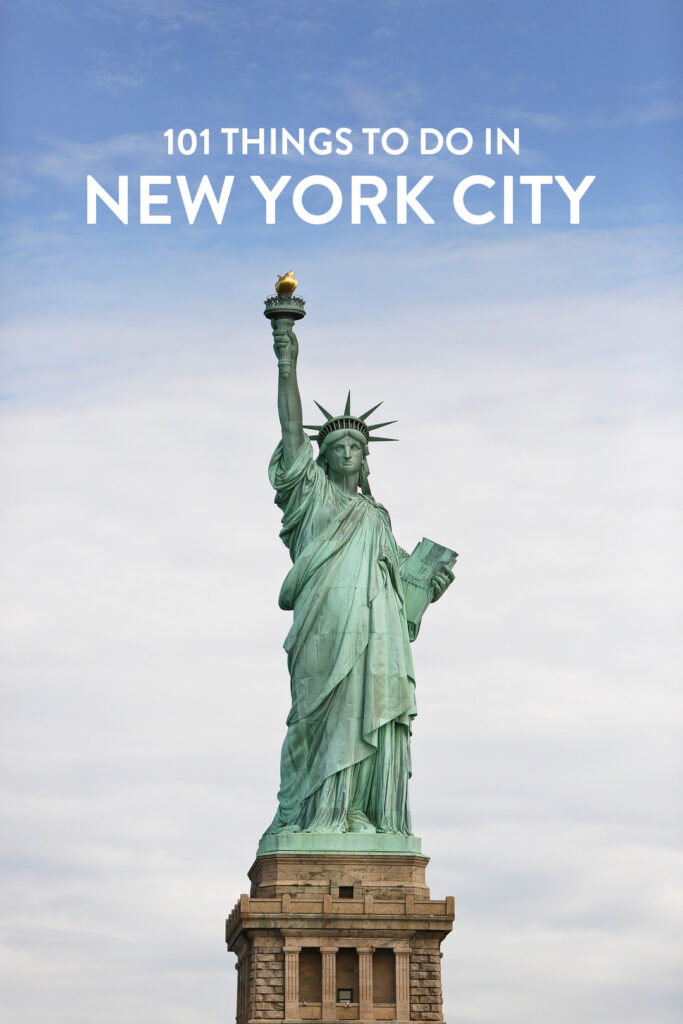 Do you live in NYC or are you visiting soon? Save this pin and click through to see our ultimate New York City bucket list to help you get out and explore. It includes 101 things to do to do in NYC • Top New York tourist attractions you have to do at least once plus other unique and off the beaten path places to visit in New York // Local Adventurer #nyc #nycgo #newyork #newyorkcity #localadventurer #bucketlist