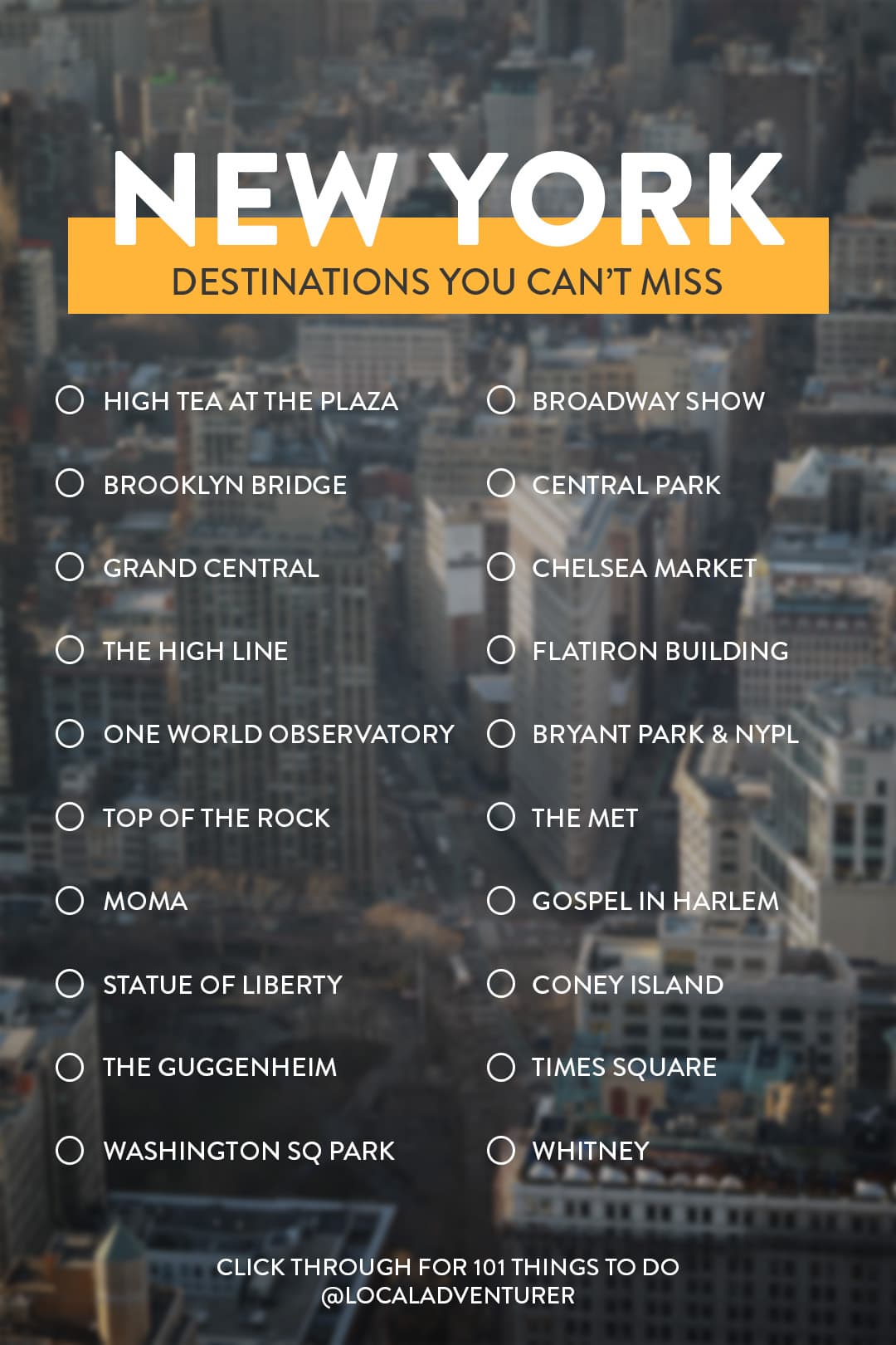 NYC Places to Visit