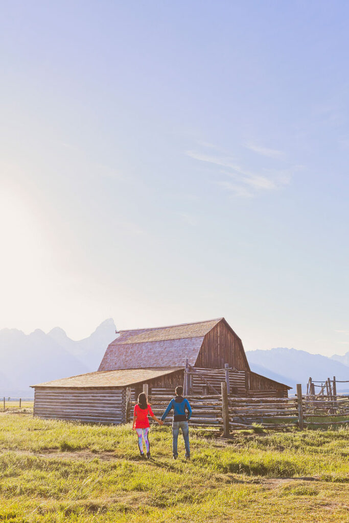 Moulton Barn on Mormon Row, Grand Teton National Park, Moose, Wyoming + Your Ultimate Guide to Grand Teton NP - Best Things to Do, Hikes, Camping, Activities, and More Beautiful Places You Can’t Miss // Local Adventurer #wyoming #thatswy #grandteton