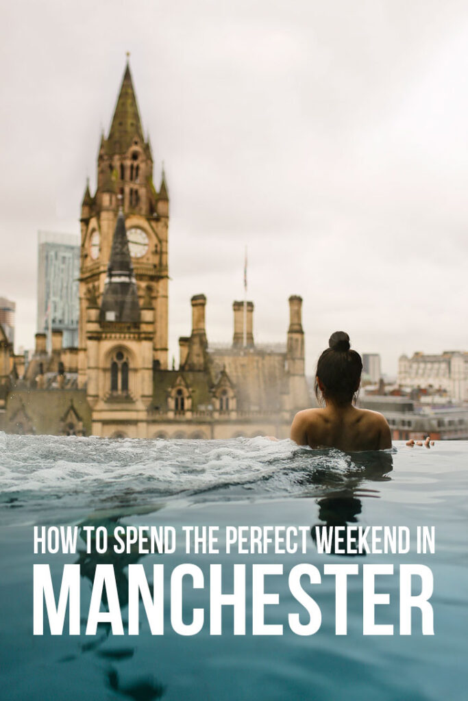 King Street Townhouse Hotel Pool has Amazing Views! + Check out our article for 15 Incredible Ideas to Add to Your Manchester England Travel Bucket Lists // Local Adventurer #manchester #unitedkingdom #europe