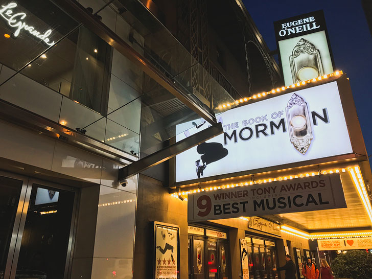 Book of Mormon Musical on Broadway NYC + 5 Broadway Shows You Can't Miss in New York City // Local Adventurer #nyc #newyork
