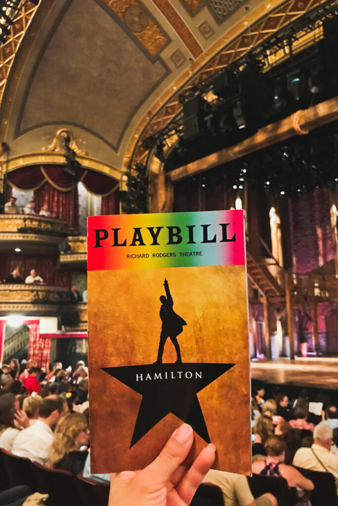 Hamilton on Broadway New York City