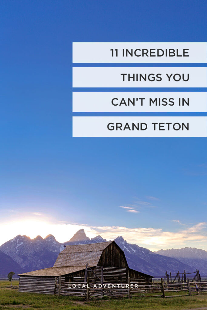 Grand Teton National Park Photography, Adventure, & Landscapes | If you're headed to Grand Teton National Park then you need to check out this article. Find out the best things to do, where to find wildlife, and a hiking bucket list. It truly is one of the most beautiful places in the United States // Local Adventurer #grandteton #wyoming #nationalpark