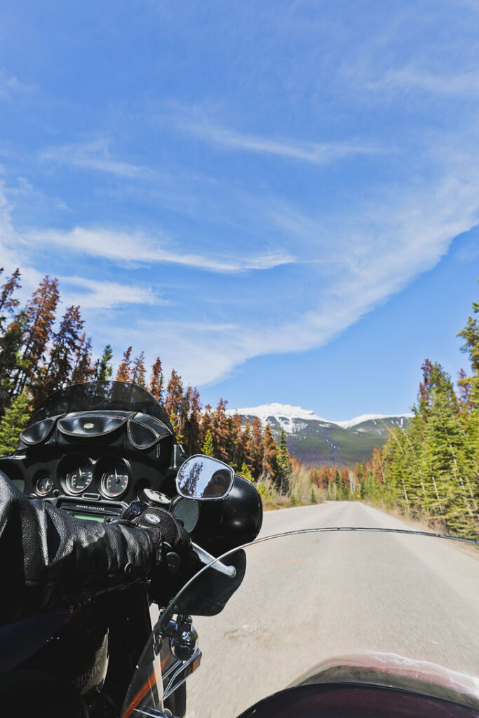 Jasper Motorcycle Tours + 15 Unforgettable Things to Do in Jasper National Park | If you're headed to the Canadian Rockies, you need to visit Jasper National Park. It is one of the most beautiful places for anyone who loves nature, photography, or adventure. Click on this article to find out what you need to add to your bucket list // Local Adventurer #jasper #alberta #canada