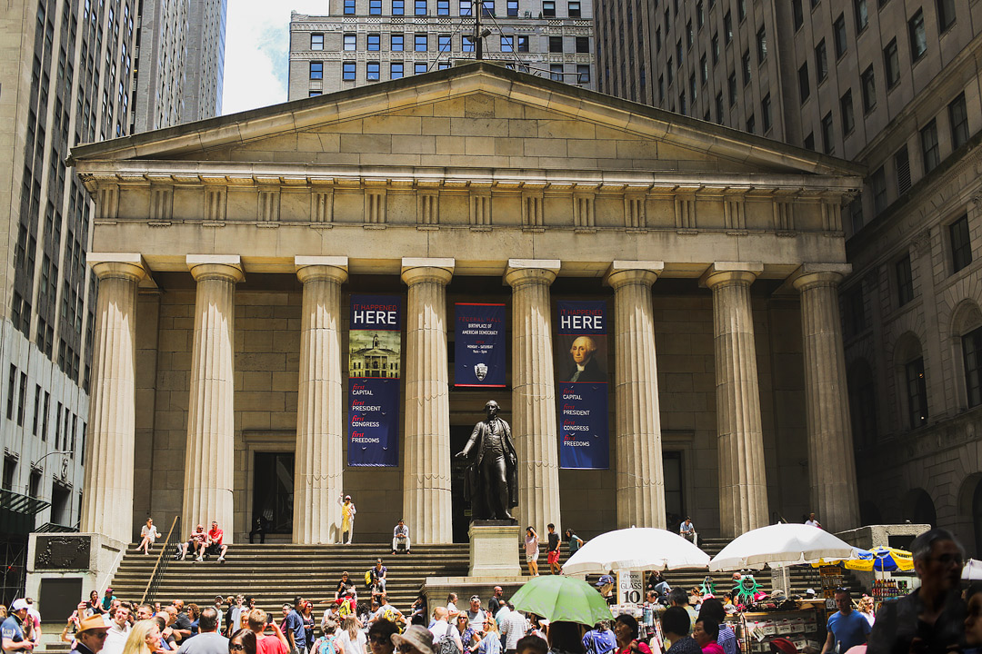 Federal Hall National Memorial, Financial District + Visiting the big apple and want to see the national parks in new york city? Save this pin and click through to learn about all 11. We include tips to help you plan your visit to some of the best east coast national parks, like the Statue of Liberty National Monument. We also have resources like NYs parks map, a list of state parks in upstate ny, and national parks in upstate new york. // Local Adventurer #seeyourcity #nycgo #nyc #iloveny #newyork #newyorkcity #visittheusa