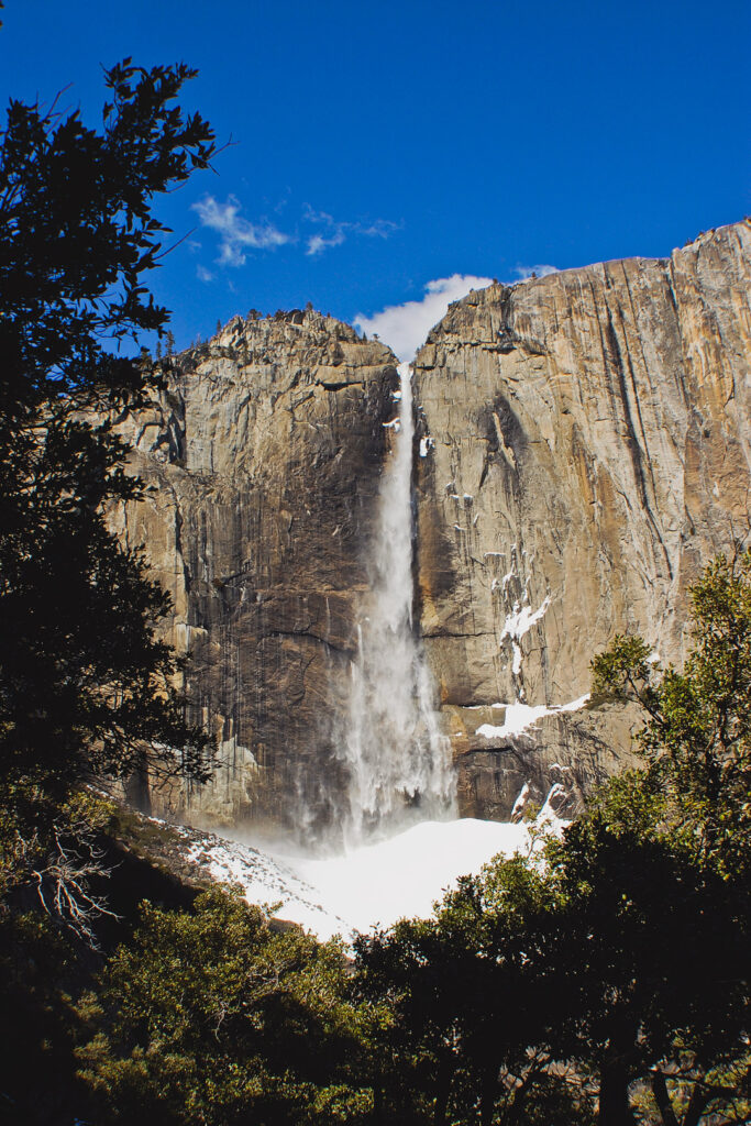 Lower Yosemite Falls hike + Taking a trip to Yosemite National Park? Save this pin and click to see details on the 11 best hikes in Yosemite National Park you shouldn’t miss. These Yosemite hiking trails are also some of the best hikes in California and the US that you’ll want to add to your hiking bucket lists. They take you to the park’s most beautiful places and scenic views. // Local Adventurer #localadventurer #yosemite #california #nationalpark #visitcalifornia #visitca #findyourpark