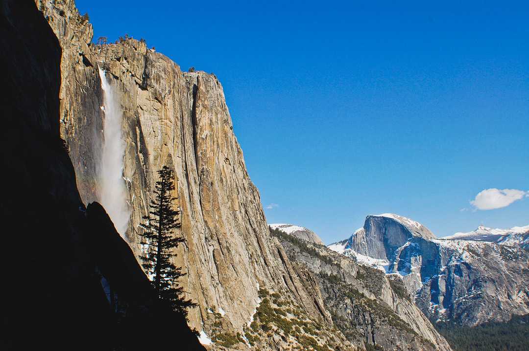 Yosemite Falls Trail + Taking a trip to Yosemite National Park? Save this pin and click to see details on the 11 best hikes in Yosemite National Park you shouldn’t miss. These Yosemite hiking trails are also some of the best hikes in California and the US that you’ll want to add to your hiking bucket lists. They take you to the park’s most beautiful places and scenic views. // Local Adventurer #localadventurer #yosemite #california #nationalpark #visitcalifornia #visitca #findyourpark