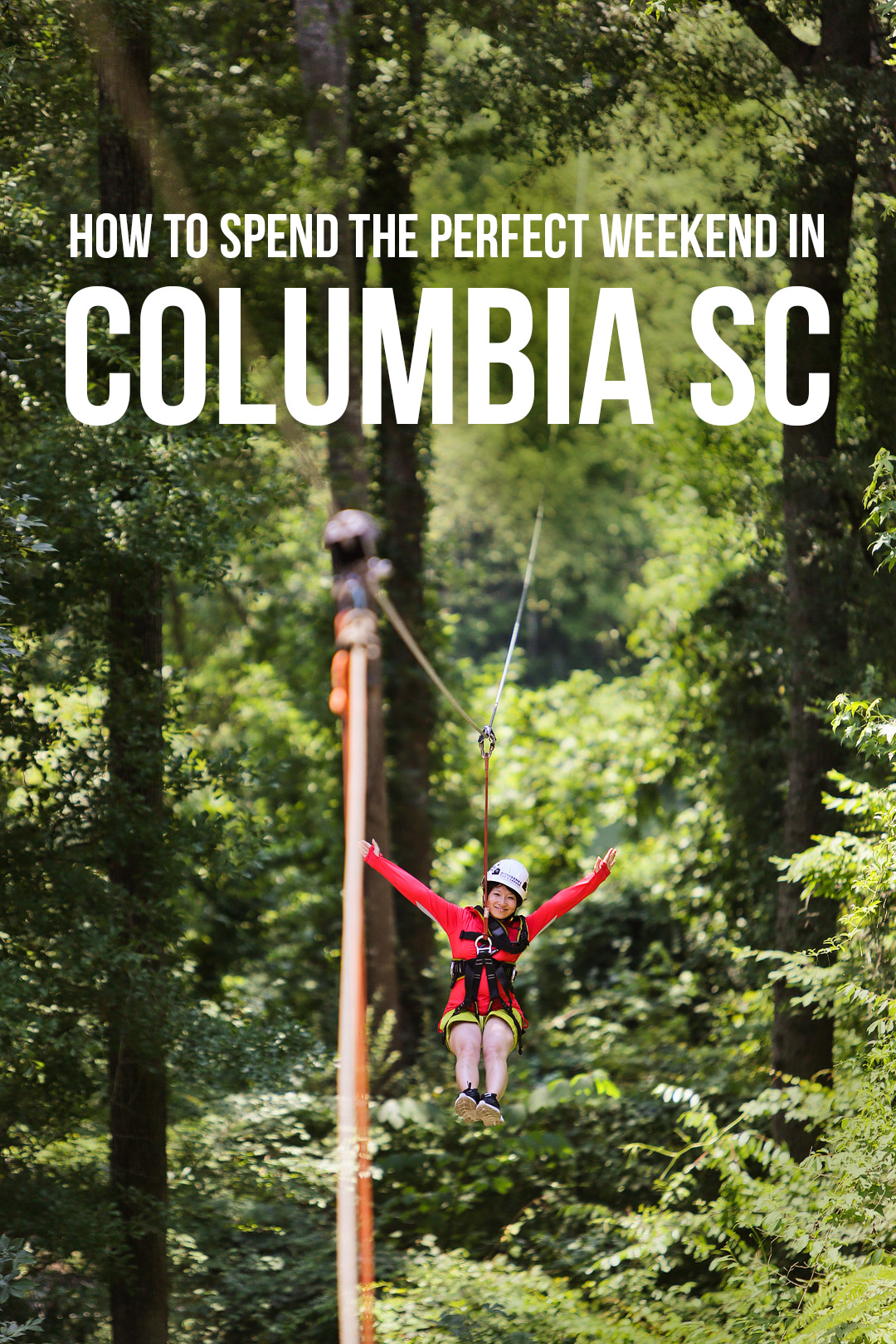 Want to plan the perfect trip to Columbia SC? Read this article on what to do in columbia sc. It includes ziplining at the columbia sc zoo, art walk through instagrammable murals of columbia sc, free things to do in columbia sc, things to do with kids in columbia sc, and more // Local Adventurer #RealColumbiaSC #columbiasc #discoverSC #southcarolina #visittheusa #usa