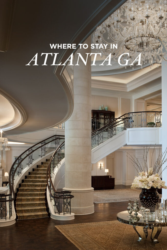 Where to Stay in Atlanta GA from Boutique Hotels to Luxury 5 Star Hotels // Local Adventurer #atl #georgia #usa #travel #hotels