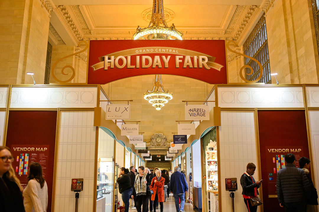 Christmas Market Grand Central Terminal + Best NYC Holiday Markets 2020 | LocalAdventurer.com