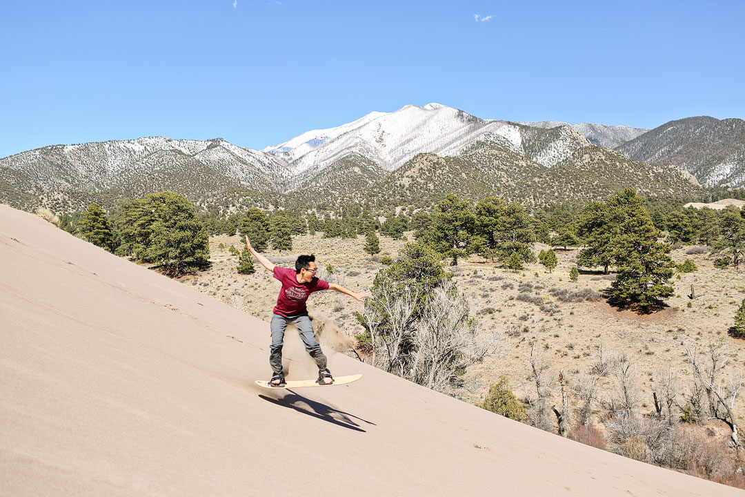 Great Sand Dunes National Park Sandboarding