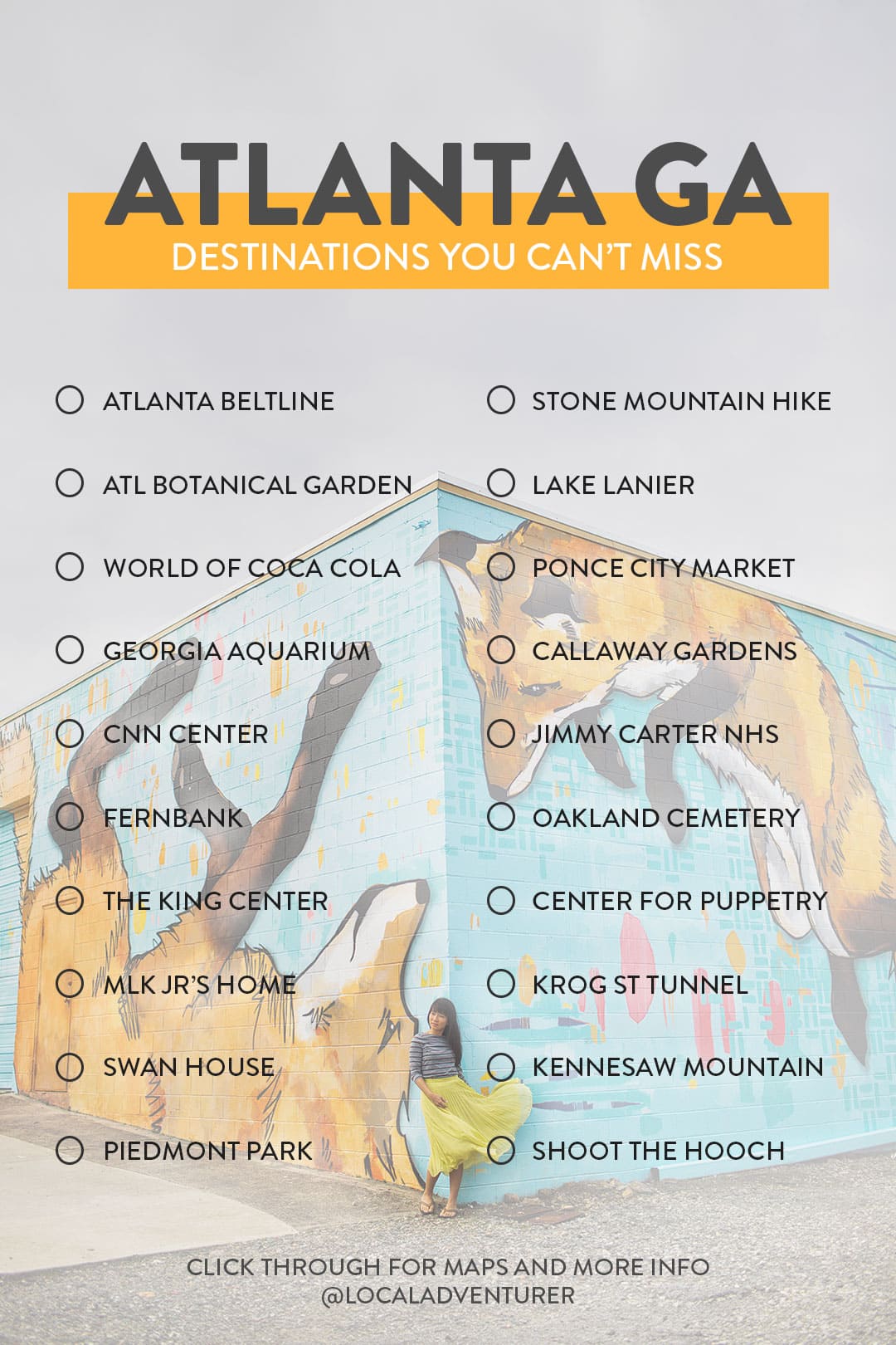 Your Ultimate Atlanta Bucket List Checklist