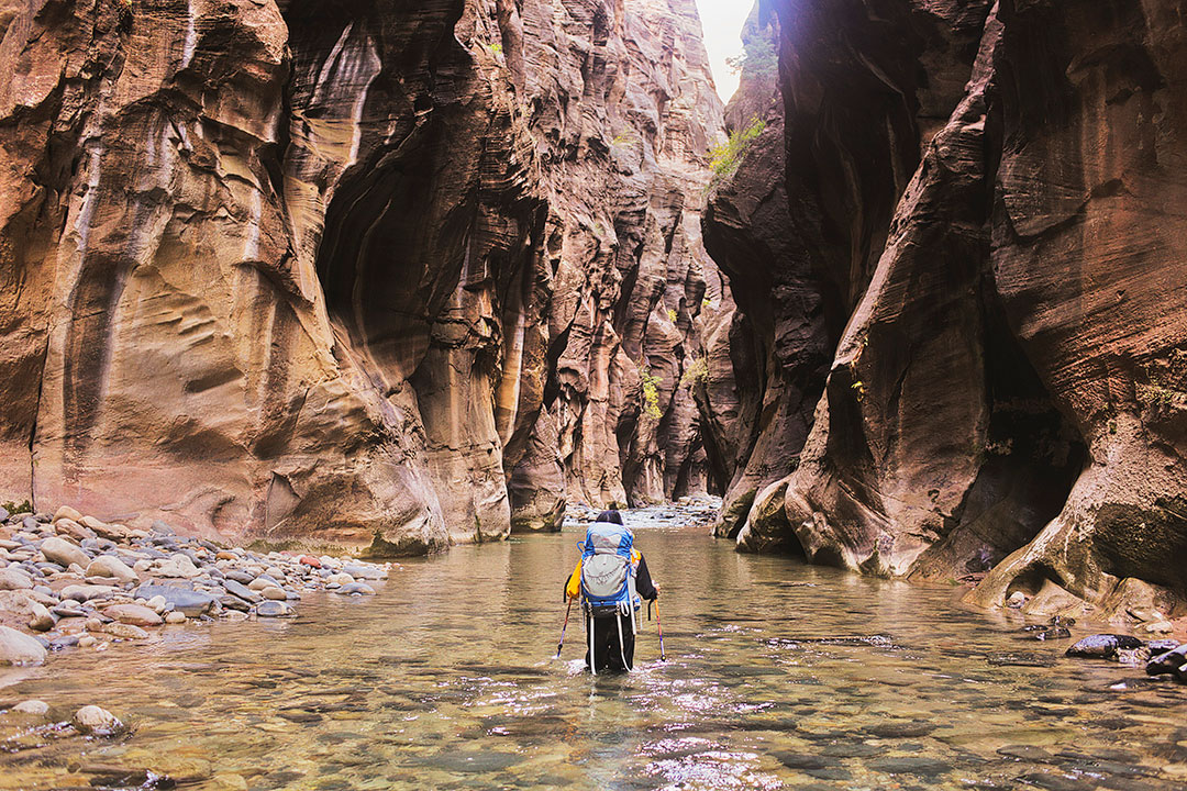 Hiking the narrows outlet in june