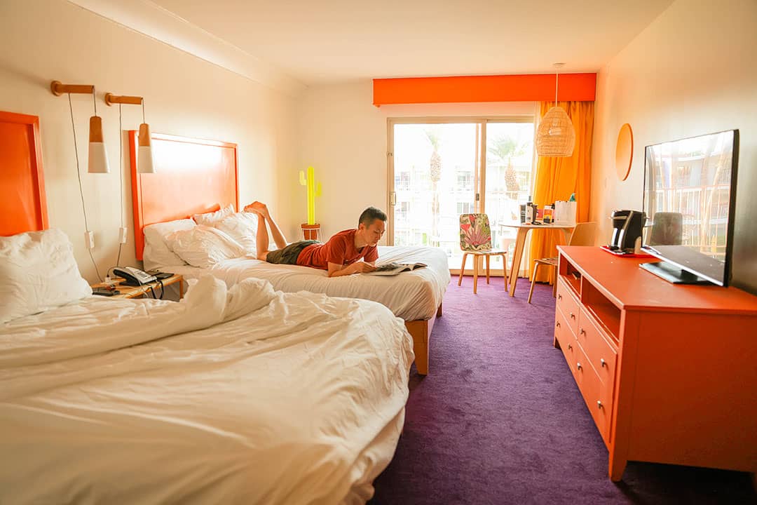 The Saguaro Hotel Palm Springs CA Most Colorful Hotel In Palm Springs