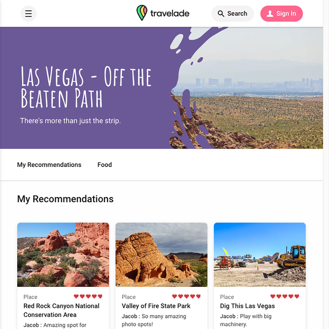 Travelade - A Simple Alternative to Travel Blogging