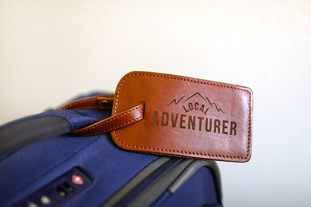 Custom Luggage Tag + The Best Leather Anniversary Gifts for Him