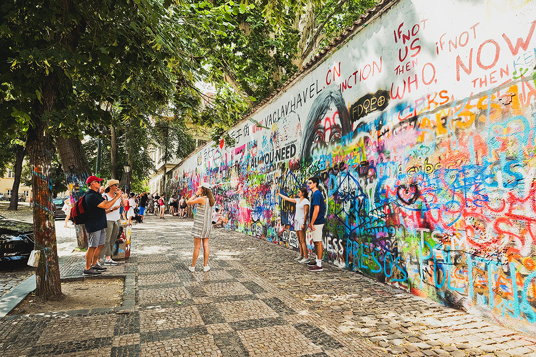 John Lennon Wall Prague Czech Republic