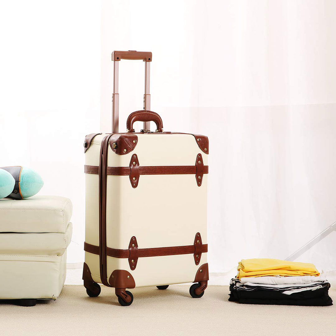 Vintage Style Luggage + 9 Unique Date Ideas and Gifts for Your Ninth Wedding Anniversary