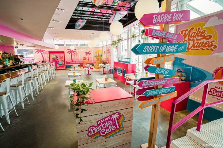 Malibu Barbie Cafe New York Best Pop Up