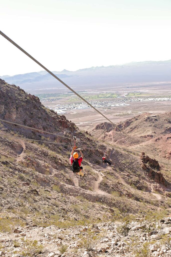 Bootleg Canyon Zipline + 15 Bucket List Worth Experiences in Las Vegas You Won't Want to Miss