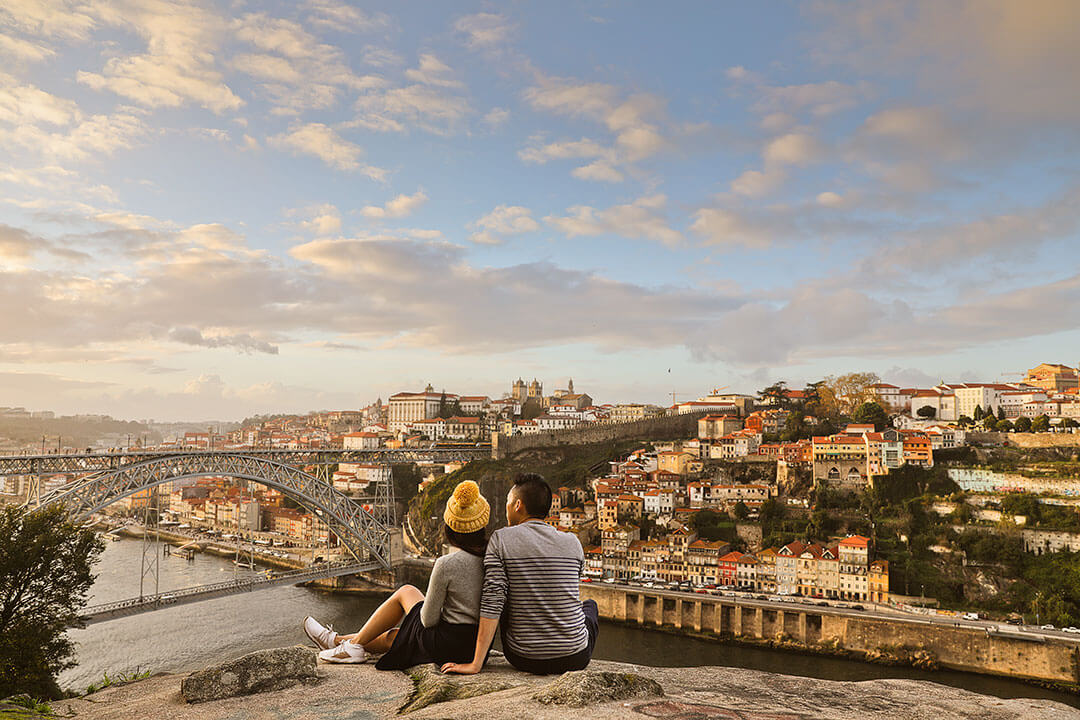 Dom Luis I Bridge in Porto