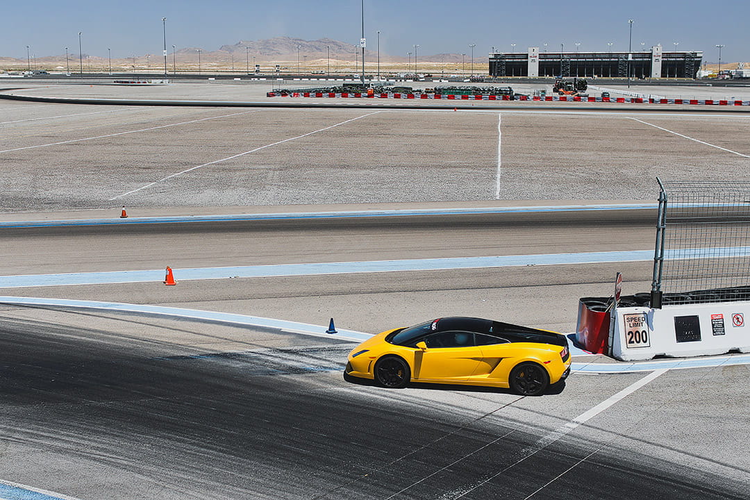 Driving Exotic Cars on the Las Vegas Race Track