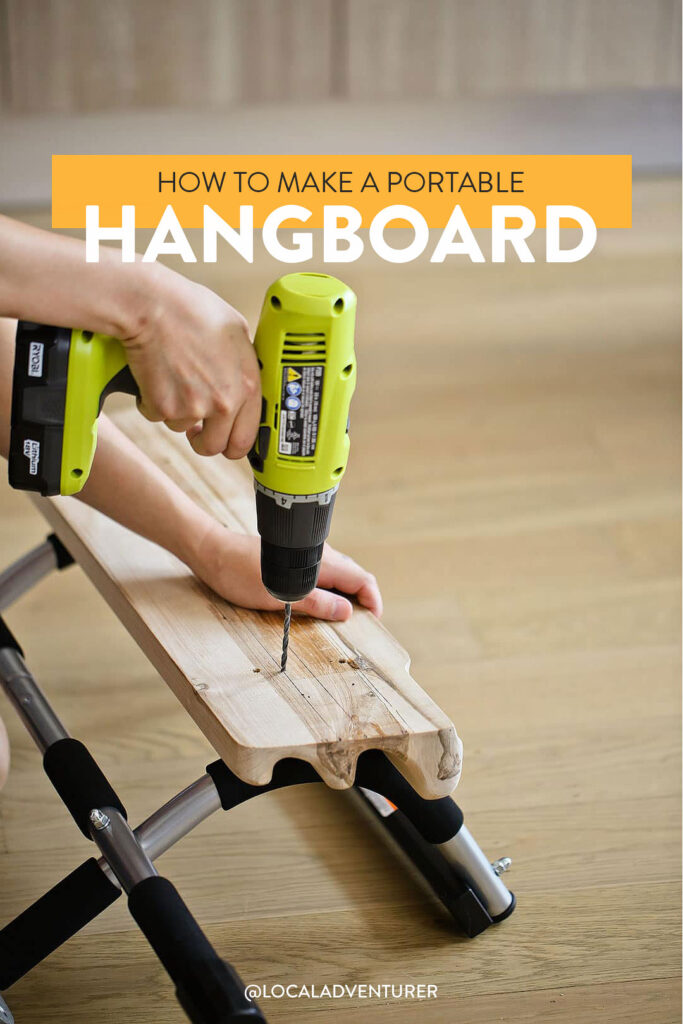 How to Make a Portable Hangboard DIY