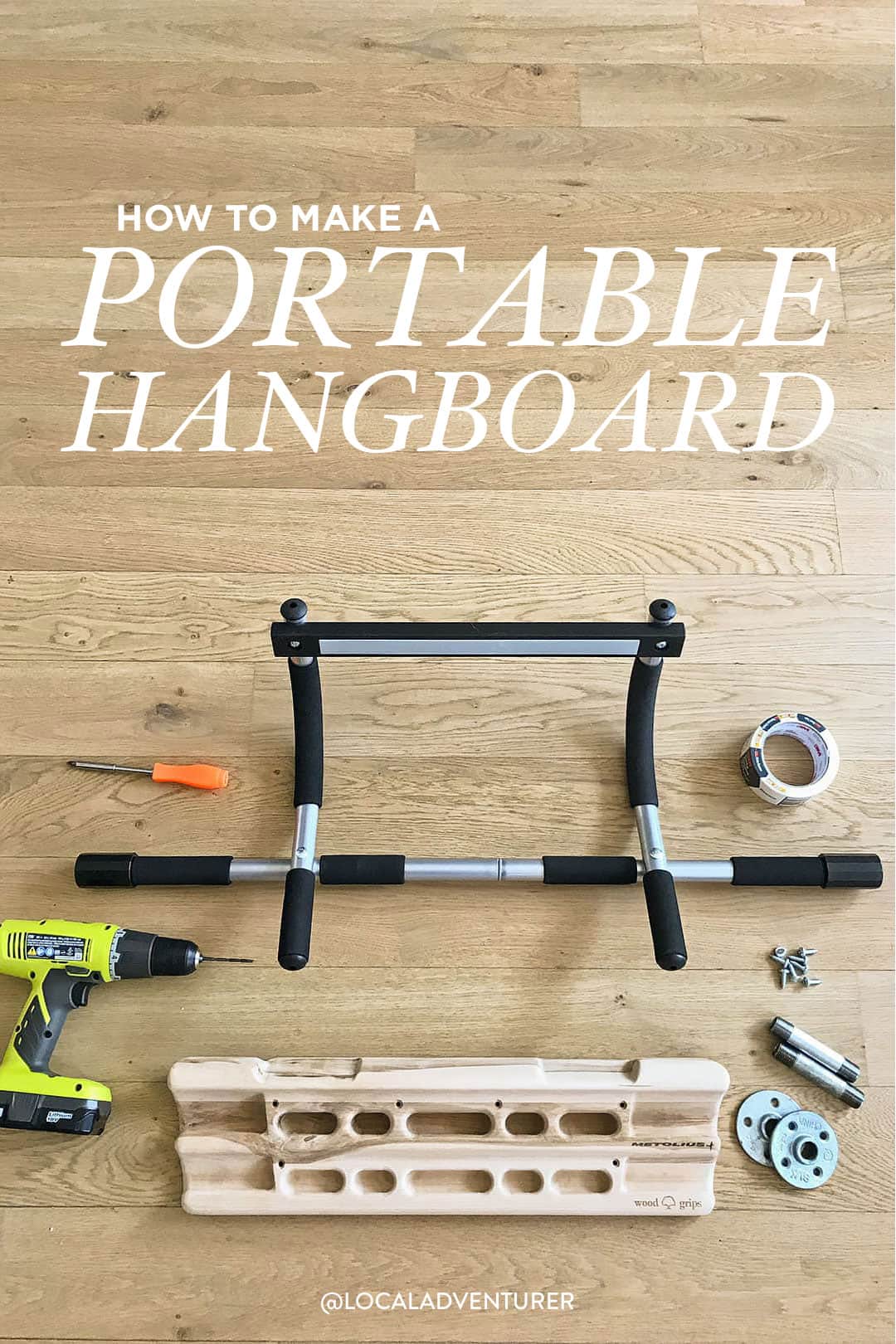 Easy Portable Hangboard DIY + Basic Finger Strength Exercises » Local Adventurer » Rock Climbing