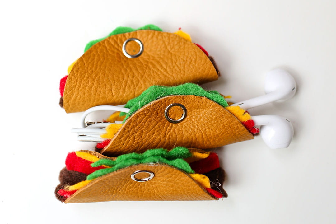 How to Make the Cutest Cord Tacos - DIY Cord Organizer