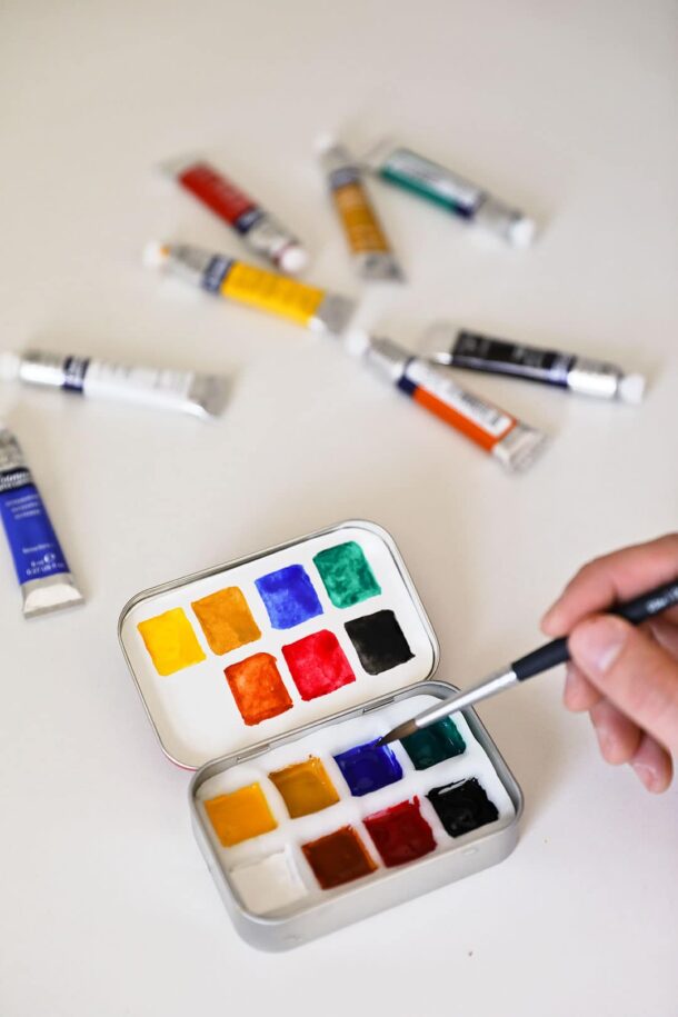 How to Make An Easy DIY Travel Watercolor Set » Local Adventurer