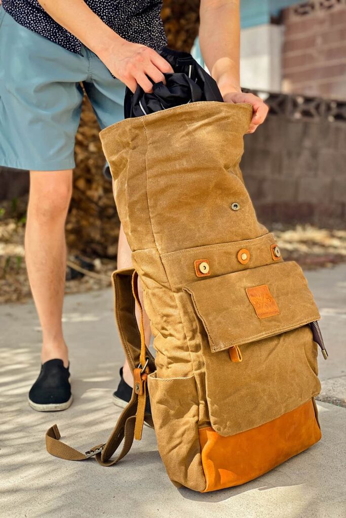 Kovered Taw Rolltop Best Travel Backpacks