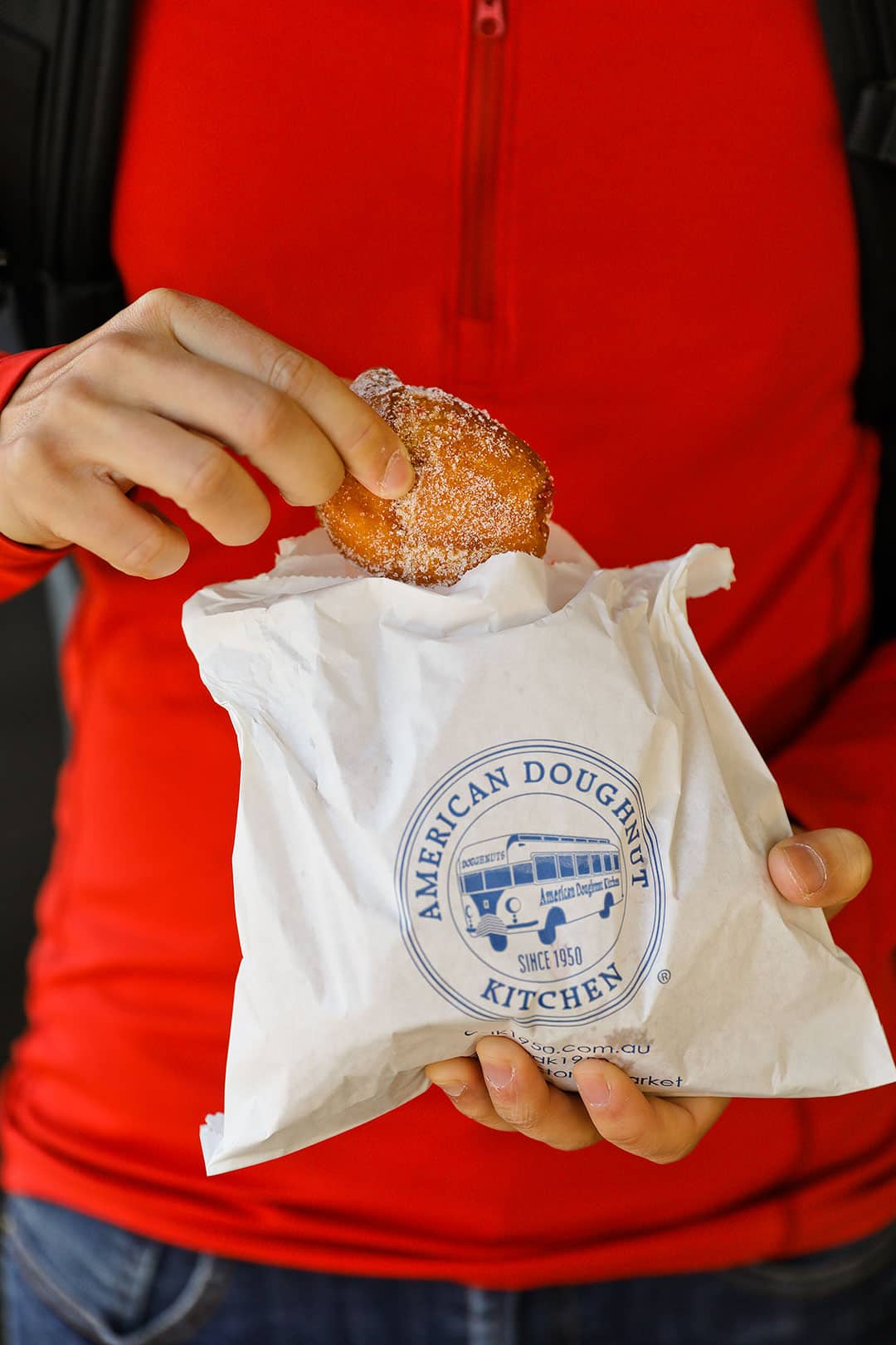 Donuts Queen Victoria Market from American Doughnut Kitchen Truck